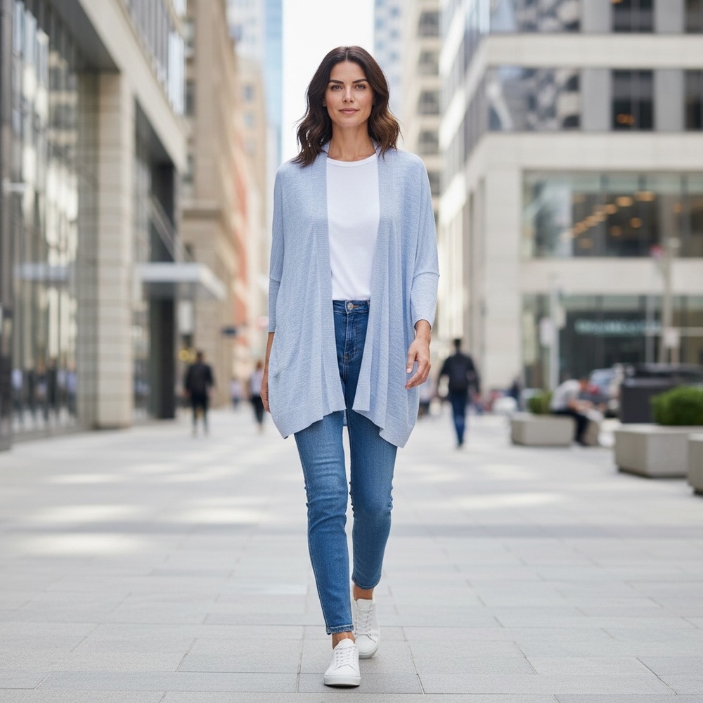 LOFT Light Blue Women's Cardigan